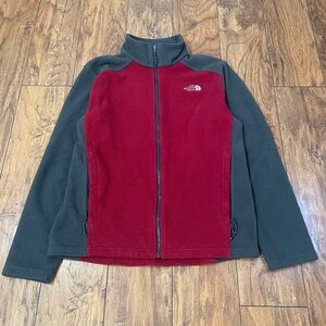 The North Face Men's Bold Red and Charcoal Jacket